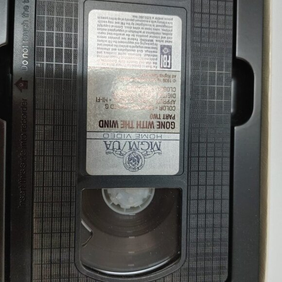 MGM Vintage Gone With The Wind Special Deluxe Edition VHS Tape 2 Collectible - Picture 4 of 7